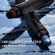 Neutral Eyeshadow Stick Makeup Set, Metallic Shimmer Matte Cream Eye Shadow Eyeliner Brightener Pencil Crayon - Classic 6P...
