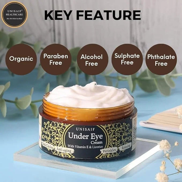 Under Eye Cream Anti Aging – Eye Cream for Puffiness and Bags Under Eyes | Eye Repair Cream for Dark Circles Under Eye Tre...