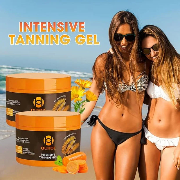 Luxury Intensive Tanning Gel, Intensive Tanning Luxe Gel, Natural Tanning Cream Gel for Natural Tan Skin, Brown Tanning Ge...