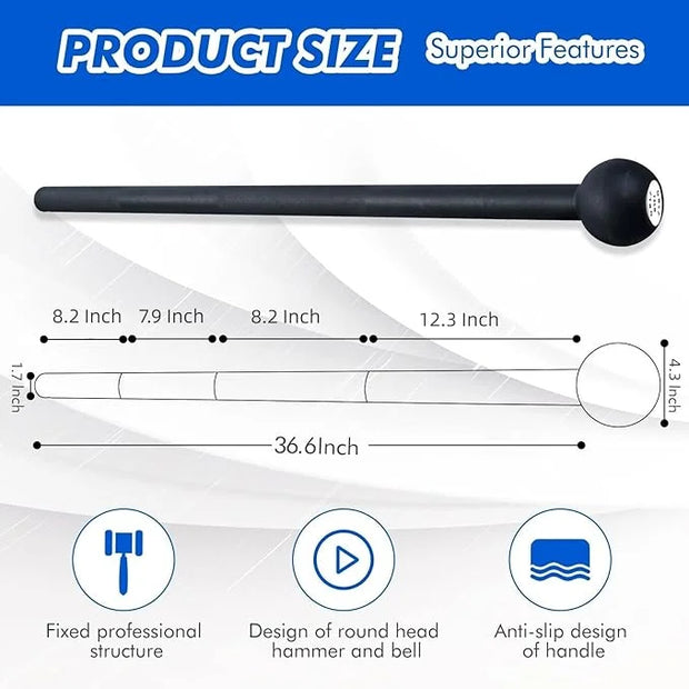 OBLT Steel Weighted Macebell-Weighted Mace 10LB 15LB,Mace Weight 20LB,Weighted Mace - Product Image