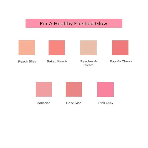 Revolution, Blusher Reloaded, Pressed Powder Face Blusher, Highly Pigmented & Long Lasting Formula, Peach Bliss, 0.26 oz -...