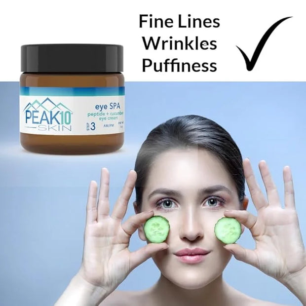 EYE SPA peptide + cucumber eye cream 1oz - Product Image
