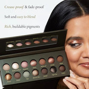 LAURA GELLER NEW YORK The Delectables Earthy Essentials Baked Eyeshadow Palette | 14 Pigmented Eyeshadows Blendable Natura...