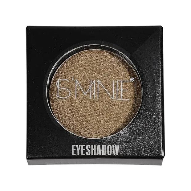 ISMINE Single Light Brown Eyeshadow, Shimmer Bronze, High Pigment, Longwear Single Matte Eyeshadow Eye Makeup for Day & Ni...