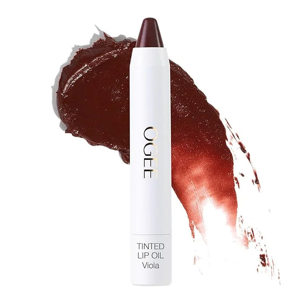 Ogee Tinted Sculpted Lip Oil - Lip Stain Made with 100% Organic Coconut Oil, Jojoba Oil, and Vitamin E - Best as Lip Balm,...