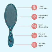 Wet Brush Original Detangler Hair Brush, Anna & Elsa (Disney Love), Ultra-Soft IntelliFlex Bristles, Detangling Bristles G...