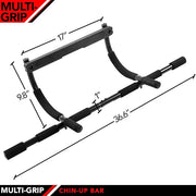 JFIT Multi-Grip Chin-Up Bar with 12 Padded Grips 300 LB - Product Image