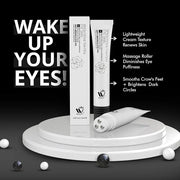 Eye Cream with Metal Roller | Anti-Aging Eye Treatment for Dark Circles, Puffiness & Wrinkles | Hyaluronic Acid, Retinol &...