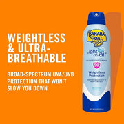 Banana Boat Light As Air Sunscreen Spray SPF 50, 9.5oz | Lightweight Sunscreen, Spray On Sunscreen, Body Sunscreen Spray, ...