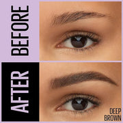 Maybelline Express Brow 2-In-1 Pencil and Powder Eyebrow Makeup, Deep Brown, 1 Count - Product Image