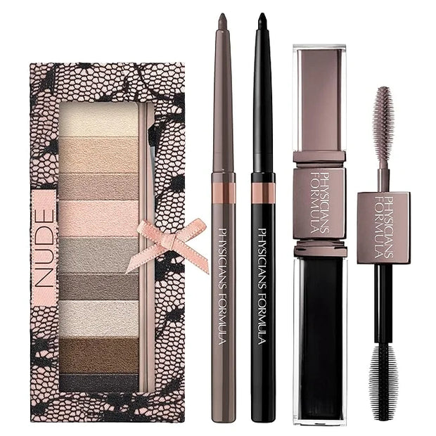 Physicians Formula Shimmer Strips Custom Eye Enhancing Kit with Eyeshadow, Eyeliner & Mascara, Nude - Product Image