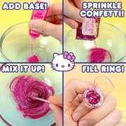 Horizon Group USA Sanrio Hello Kitty and Friends Shimmer Lip Gloss Making Kit, Makes 5 Hello Kitty Glitter Lip Gloss Rings...