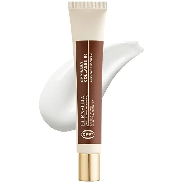 CPP Baby Collagen 80 Snail Mucin Intensive Eye Cream 1.01 Fl. Oz - Size and Collagen Peptide Concentration Upgraded, Matri...