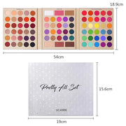 UCANBE Professional 86 Colors Eyeshadow Palette with 15pcs