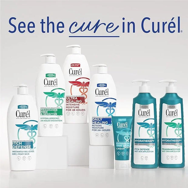 Curel Daily Healing Body Lotion for Dry Skin, Dermatologist Recommended Hydrating Body Lotion with Advanced Ceramides Comp...