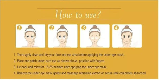 JoySkin Under Eye Patches - 60 Pieces/30 Pairs - Highly Moisturizing - Anti-Wrinkle and Anti-Puffiness - Multiuse - Dark C...