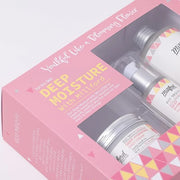 Deep Moisture Skincare Set with Panthenol and Hyaluronic Acid for Dry Skin, Moisturizing, Hydrating, Soothing, Face Moistu...