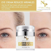 Anti-Wrinkles Eye Cream - Fast Absorbing, Natural Ingredients for Dark Circles, Puffy Eyes, and Wrinkle Reduction, 30 gram...