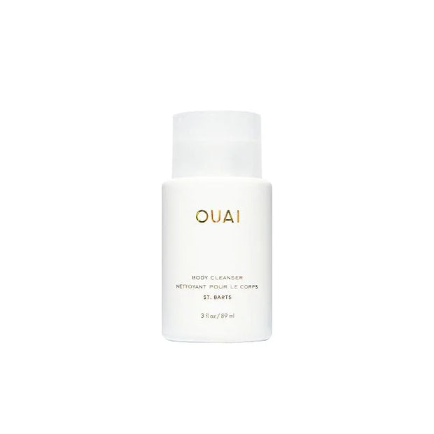 OUAI Body Cleanser, St. Barts Travel Size - Foaming Body Wash with Jojoba Oil & Rosehip Oil to Hydrate, Balance & Soften S...
