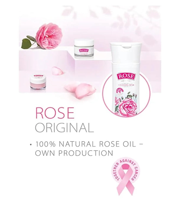 Bulgarian Rose Oil Moisturizing Body Care 3 Piece Gift Set - Natural Rose Body Lotion, Natural Rose Body Wash, Natural Ros...