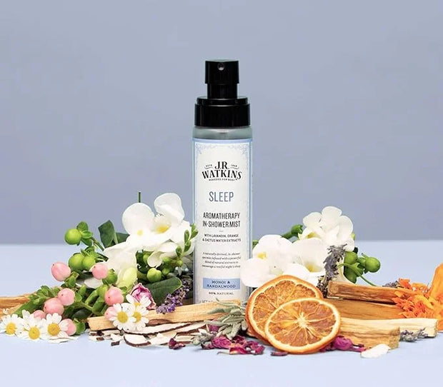 J.R. Watkins Sleep Aromatherapy in-Shower Mist, Natural Monoi & Sandalwood, 4 oz (Pack of 2) - Product Image