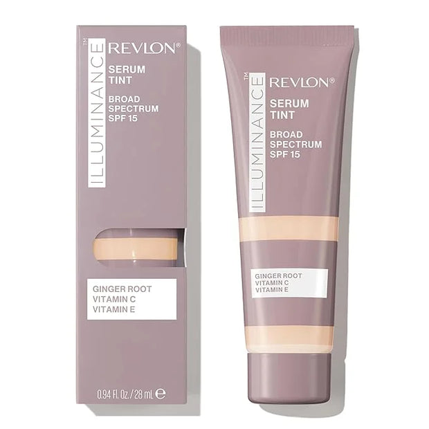 Revlon Illuminance Tinted Serum, Triple Hyaluronic Acid, Evens Out Skin Tone Over Time and Hydrates All Day, SPF 15, 117 L...