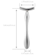 LISAPACK 2PCS Metal Eye Cream Applicator Wand Stick, Massager Tool for Facial Massage, Reduce Puffiness (Silver) - Product...