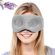 Warm Compress for Eyes, Lavender Moist Heat Eye Mask for Stye Puffy Eye Hot Compress, Flaxseed Microwave 3D Contour Heated...