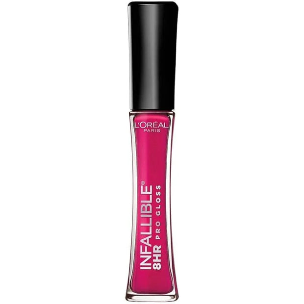 L'Oreal Paris Makeup Infallible 8 Hour Lip Gloss, Comfortable & Hydrating Formula, Posy, 0.5 fl.oz. - Product Image