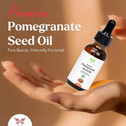 USDA Certified Organic Pomegranate Seed Oil (1 Oz) 100% Pure Natural, Hexane-Free, Face Moisturizer, Skin Hydration, Nails...