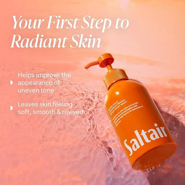 Saltair Body Wash, Exotic Pulp 2-Pack. Moisturizing Body Cleanser with Monoi Oil and Cupuacu Butter. Luxury Shower Gel for...