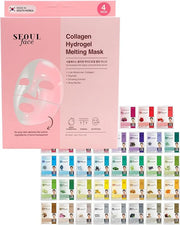 DERMAL 39 Combo Sheet Mask + Collagen Hydrogel Melting Jelly Gel Mask 4ea Bundle - Product Image
