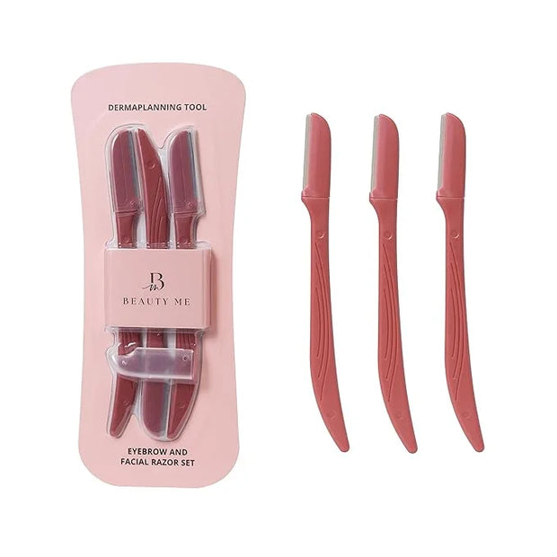 Premium Women Touch-up Dermaplaning Tool with precision cover, Eyebrow Razor, Face Razors for Women, Facial Razor, Dermapl...