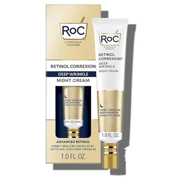 RoC Retinol Correxion Deep Wrinkle Night Cream 1.0 fl oz (30 ml) - Product Image