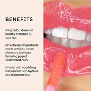 Winky Lux Fruity Gloss pH Lip Stain, Non Sticky Lip Gloss, Tinted Lip Oil, Lip Lacquer, Yummy Fruit Lipgloss, Jojoba Oil f...