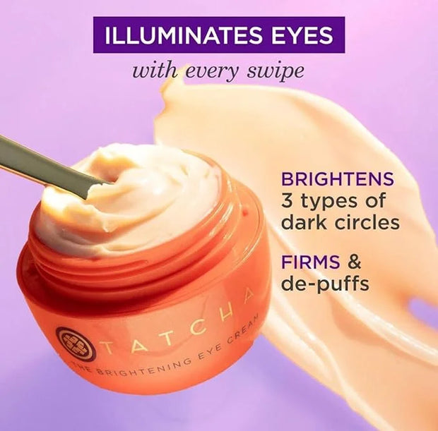 TATCHA The Brightening Eye Cream | Brightening & Dark Circle Reduction with Vitamin C for Bight, Firm Undereyes, 15 ml / 0...