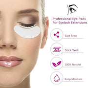 100 Pairs Under Eye Pads, Eyelash Extension Gel Patches Hydrogel Eyes Patches Lint Free Eye Pads for Eyelash Extension Sup...