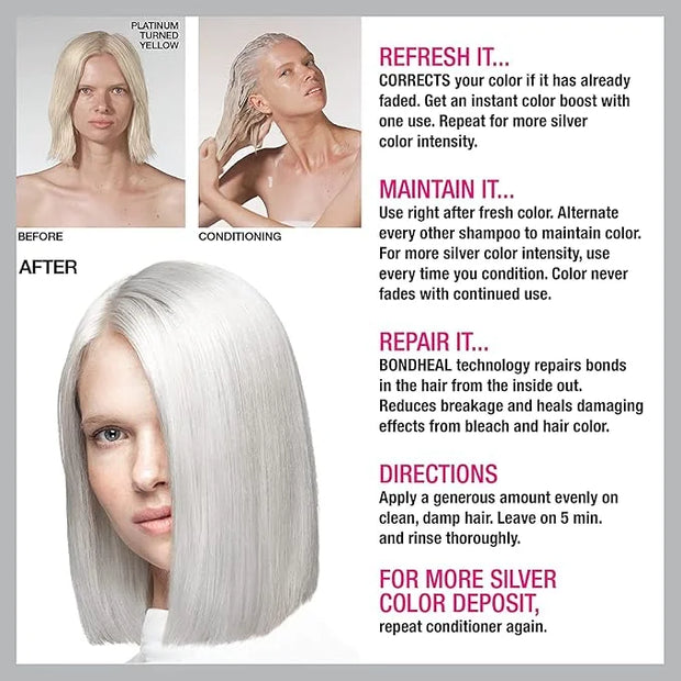 Icy Silver Platinum Color Depositing
