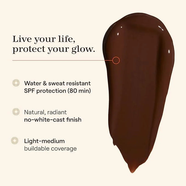 Live Tinted Hueguard Skin Tint SPF 50 - Tinted Mineral Sunscreen with Light-Medium Buildable Coverage With a Hydrating and...