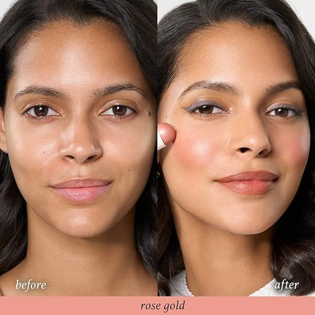 Julep Skip The Brush Cream to Powder Blush Stick - Rose Gold - Blendable and Buildable Color - 2-in-1 Blush and Lip Makeup...