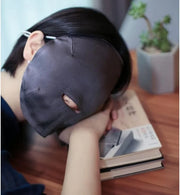 100% Silk Sleep Mask Modern Full Face Sleep Mask Soft Comfortable A Good Night’s Sleep Eye Mask with Adjustable Strap (Bei...