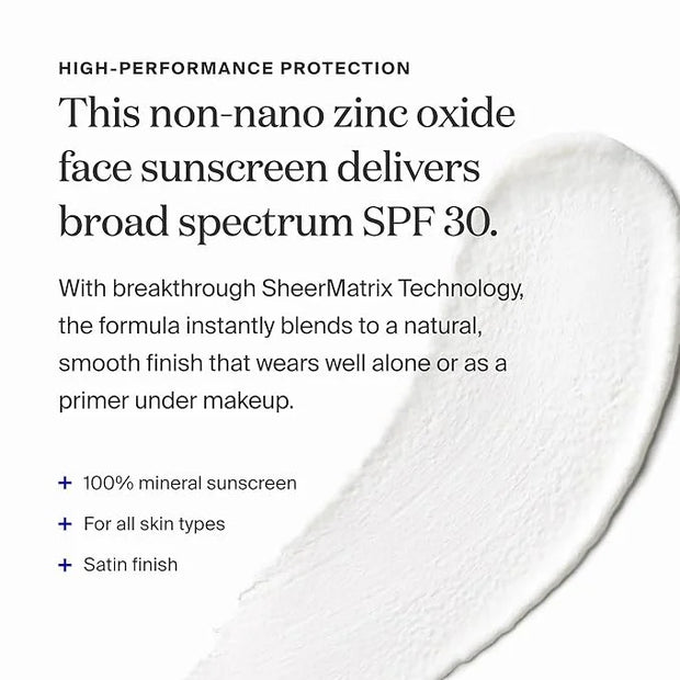 Supergoop! Mineral Sheerscreen SPF 30 PA+++, 1.5 fl oz - 100% Mineral, Broad Spectrum Face Sunscreen + Primer + Helps Filt...