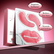 20 Pair Rose + 10 Pair Aloe Vera Under Eye Mask & Lip Mask Skincare Set, Lip Patches & Under Eye Patches for Puffy Eyes, D...