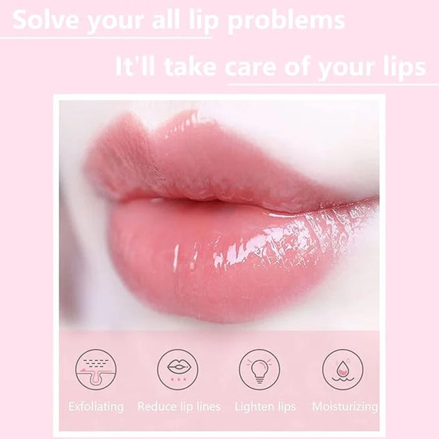 2PCS Bee Lip Balm Honey & Exfoliator