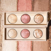 LAURA GELLER NEW YORK Geller's Greatest Lift-n-Glow Baked Trio Palette - Highlighter, Blush, Bronzer - All Skin Tones - Pr...