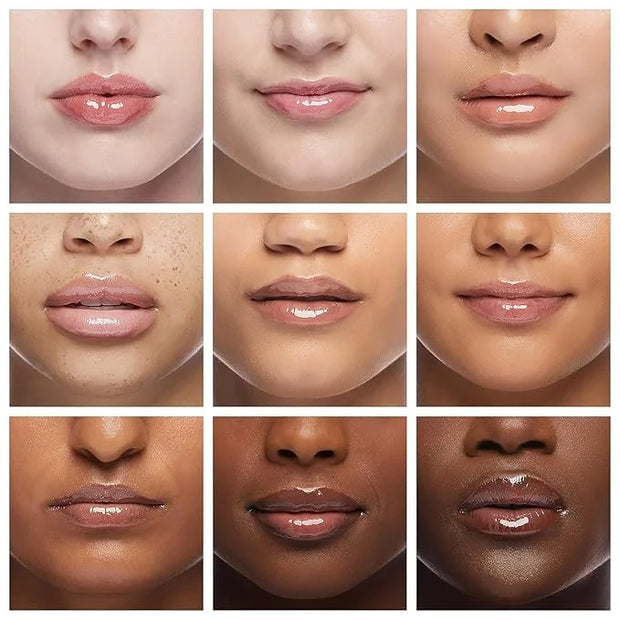 2 Colors Hydrating Lip Glow Oil, Moisturizing plumping Hydrating