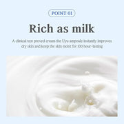 NACIFIC Uyu Cream Moisturizing Set Toner 150ml 5.07fl.oz, Ampoule 50ml 1.69fl.oz, Cream 50ml 1.69fl.oz, Milk Jeju Island, ...