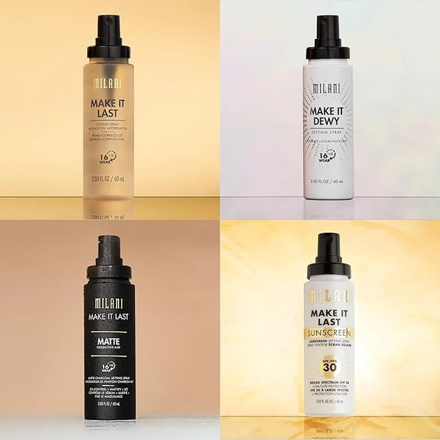 Milani Make It Last Dewy - Dewy Finish Setting Spray - 3 in 1- Hydrate + Illuminate + Set, Makeup Finishing Spray - Makeup...