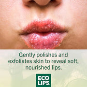 Eco Lips Vanilla Bean Lip Sugar Scrub & Blackberry Intensive Overnight Lip Repair Mask Duo - 100% Organic Lip Care Treatme...