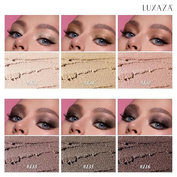 Neutral Eyeshadow Stick Makeup Set, Metallic Shimmer Matte Cream Eye Shadow Eyeliner Brightener Pencil Crayon - Classic 6P...